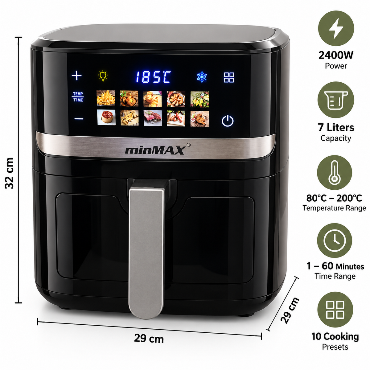 minMAX 7L Digital Air Fryer