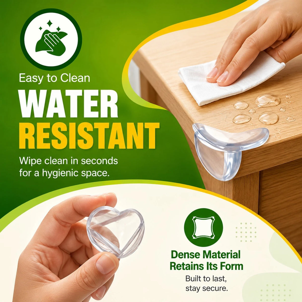 Transparent Silicone Corner Protectors Baby Safety Furniture Edge Guards