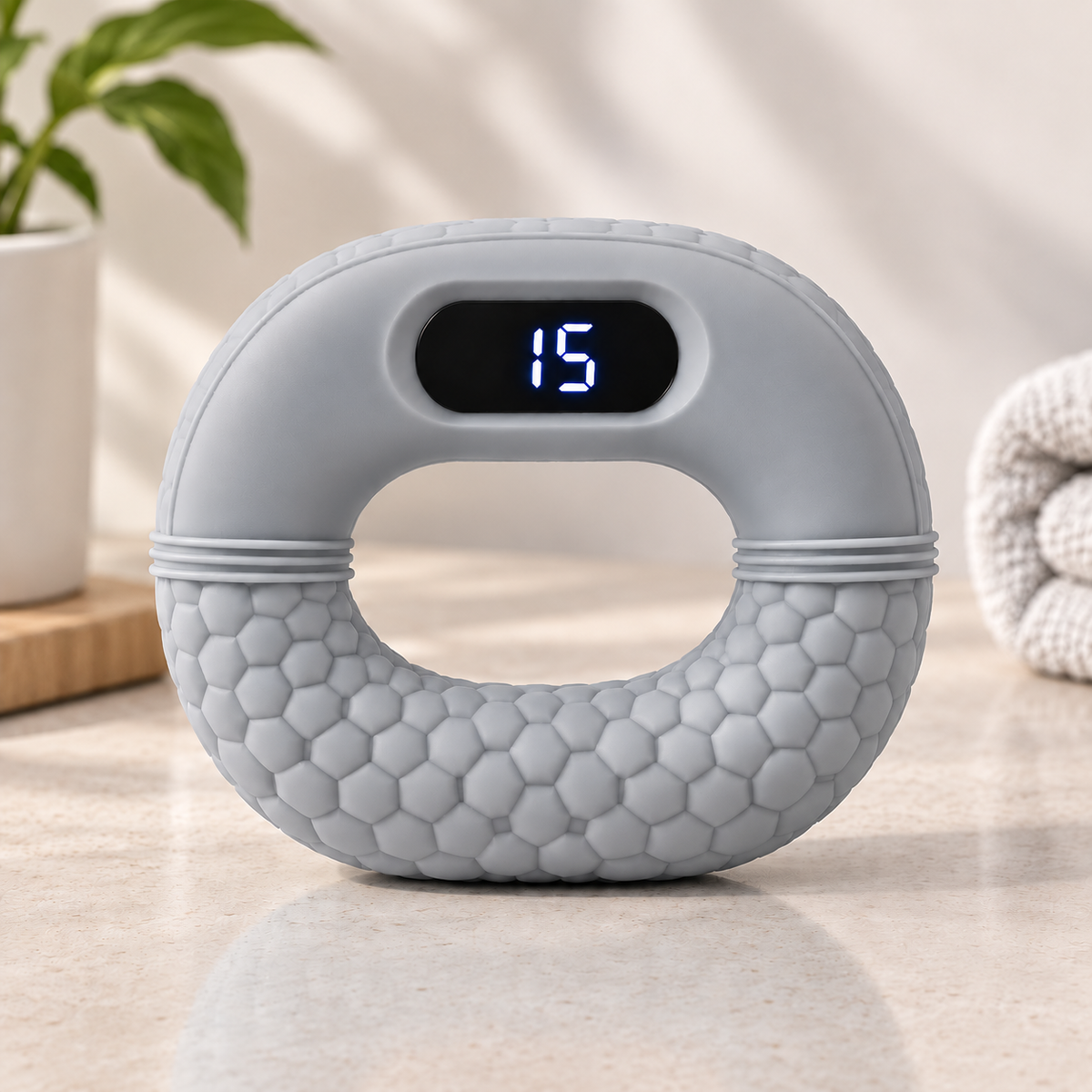 Rechargeable Digital Counting Hand Grip Ring