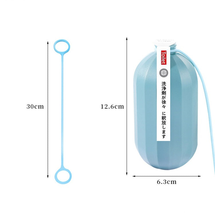 Automatic Toilet Tank Cleaner Magic Bottle Long Lasting Descaling and Stain Removal Cleaning Solution – Blue