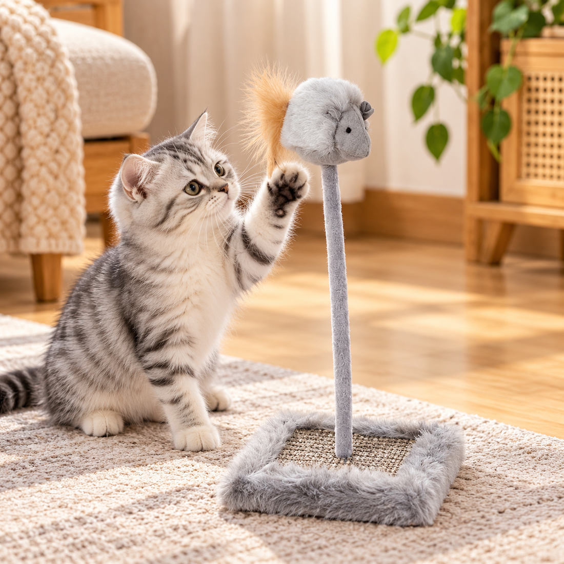 Interactive Cat Scratching Toy