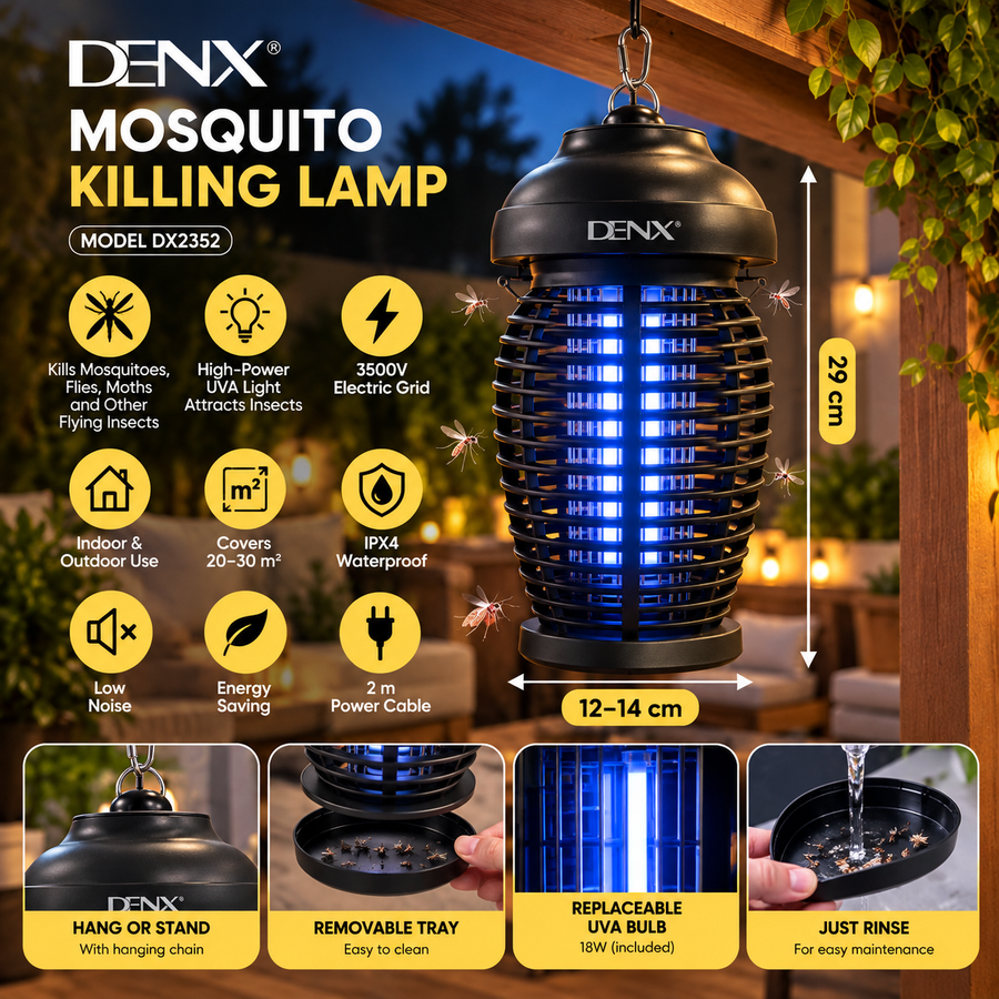 DENX 18W Mosquito Killing Lamp with UVA Light