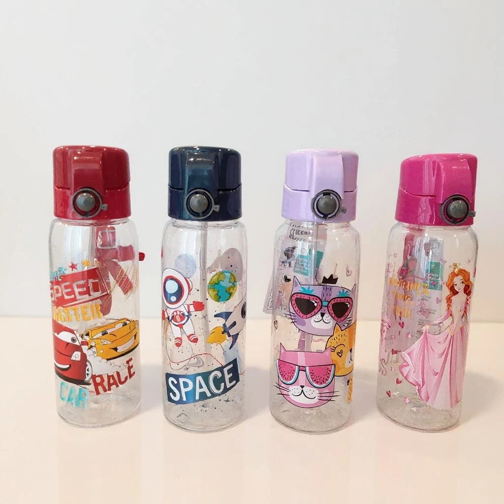 Children’s Flip Top Straw Bottle  500ml - Image 3
