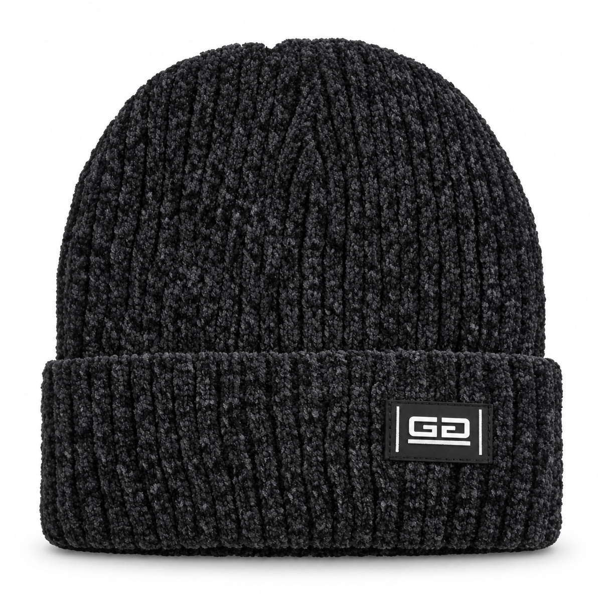 G Ribbed Knitted Winter Beanie Hat – 4 Colors