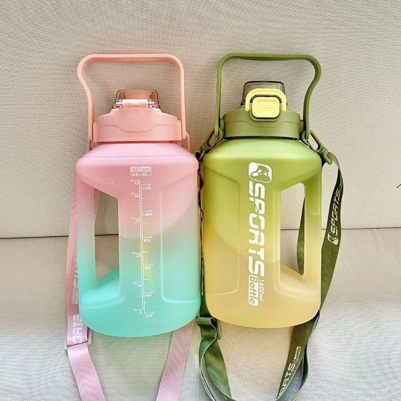 Gradient Sports Water Bottle 1.6L Large Capacity Motivational Water Bottle Fitness Gym Outdoor Drinking Bottle - Image 10
