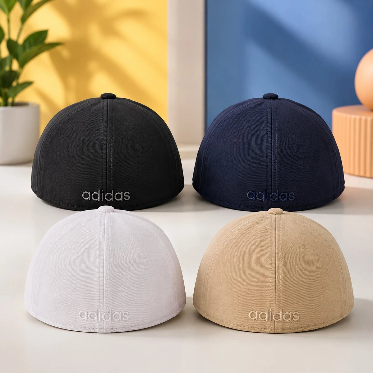 Adidas Style Polyester Baseball Cap for Men and Women  Adjustable Casual Sports Cap - Image 2