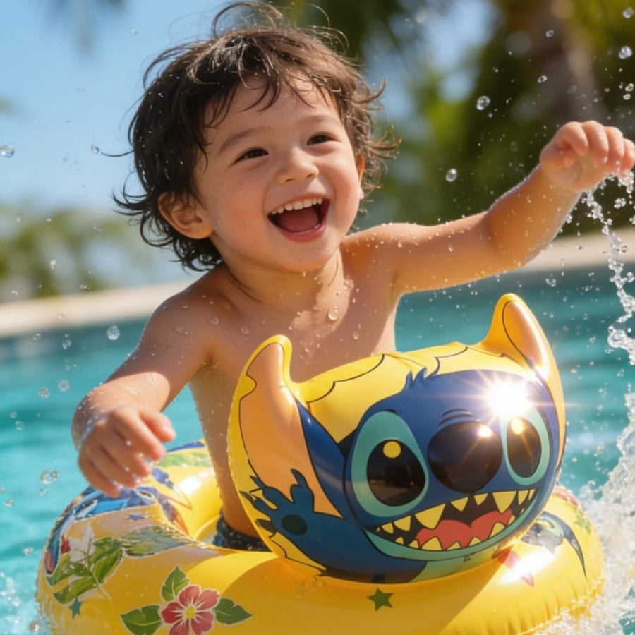 Stitch Character Inflatable Swim Ring Pool Float for Kids