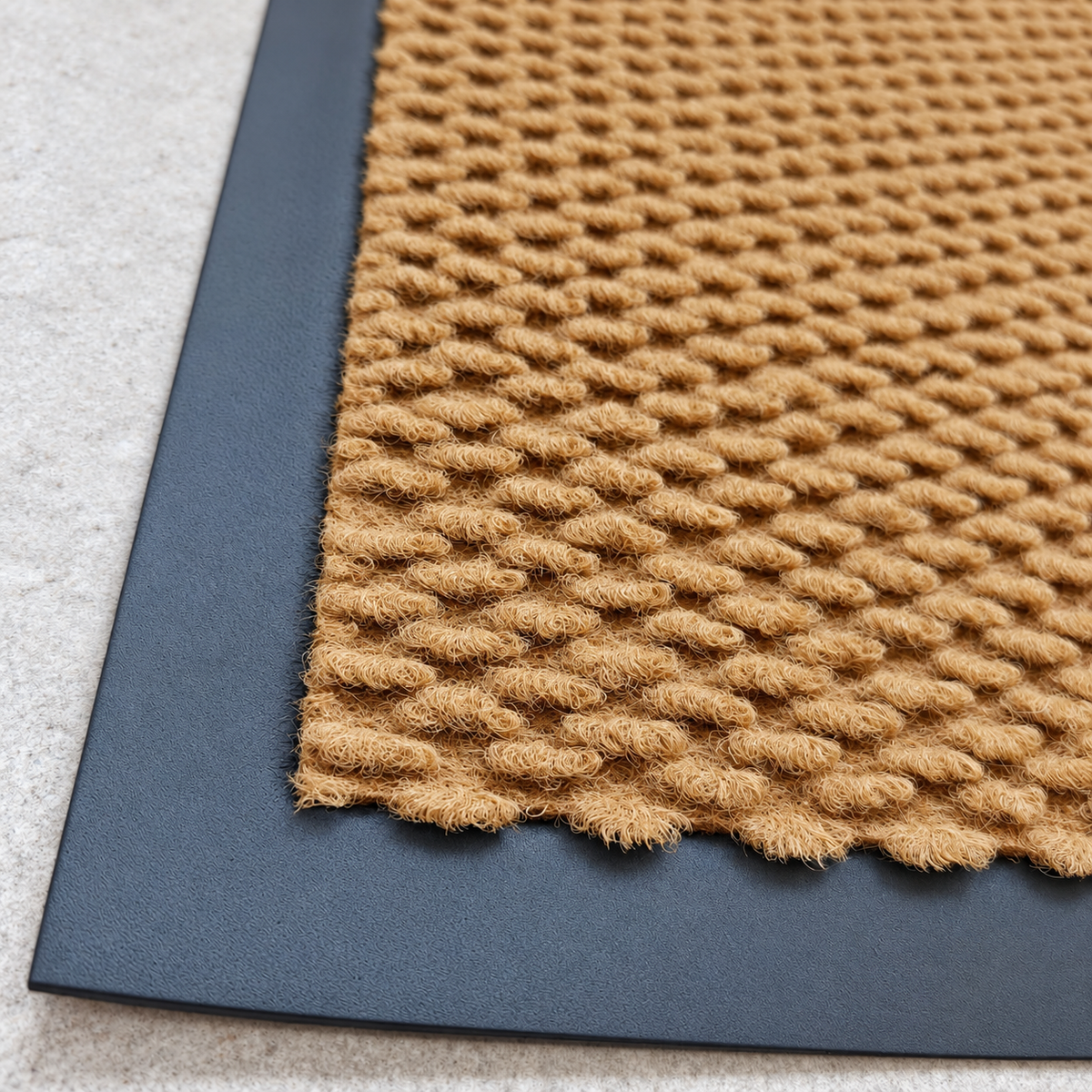 Textured Entrance Door Mat with Non Slip Backing 57.5 x 88 cm