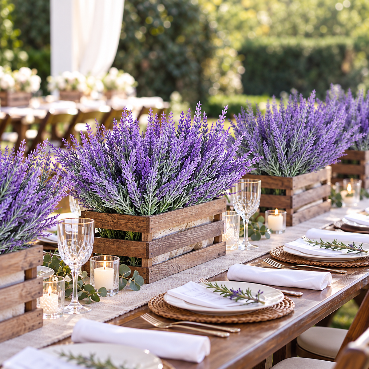 Artificial Lavender Flower Stem 30–37 cm