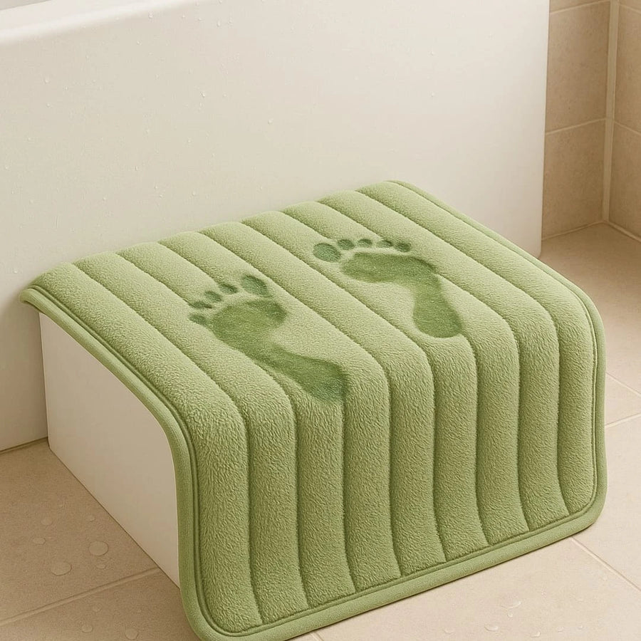 Soft Touch Ribbed Bath Ma