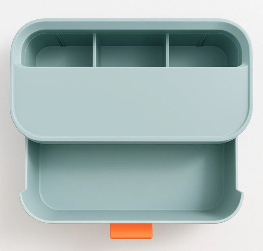 Wall Mounted Bathroom Organizer with Drawer and 3 Removable Cups