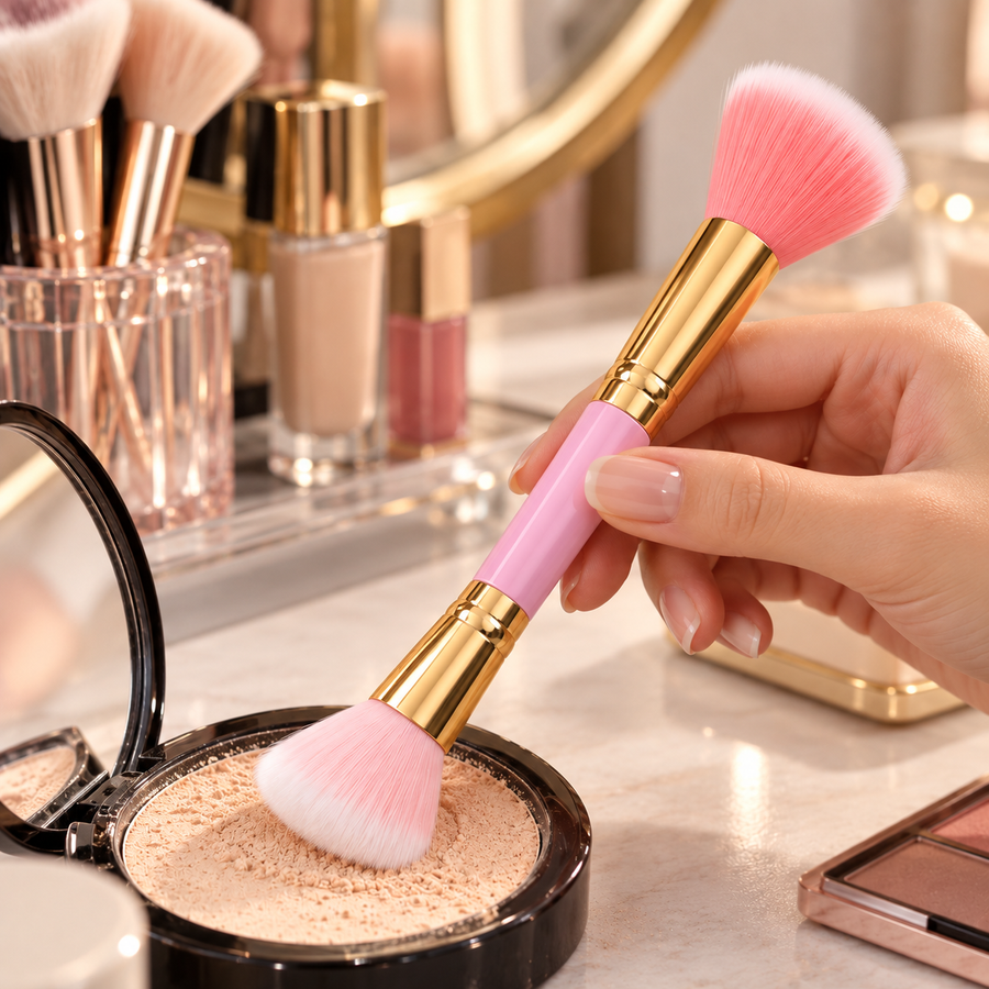 Double Ended Makeup Brush
