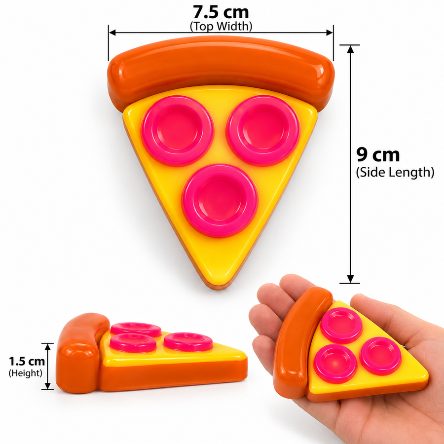 Pizza Slice Shaped Squishy Toy