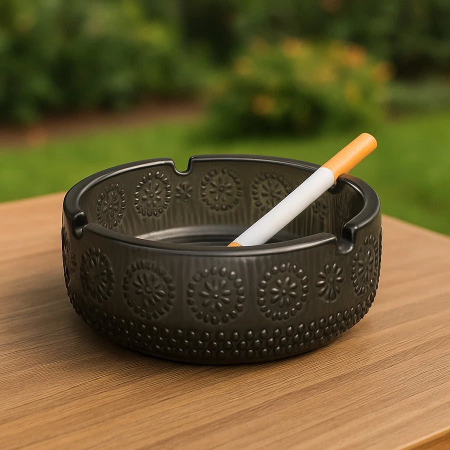 Smoky Glass Ashtray