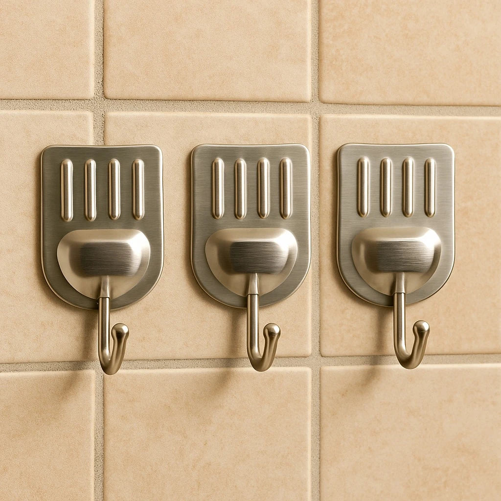 Set Of 3 Adhesive Hooks