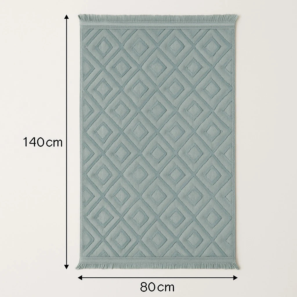 Geometric Pattern Carpet – 140×80 cm
