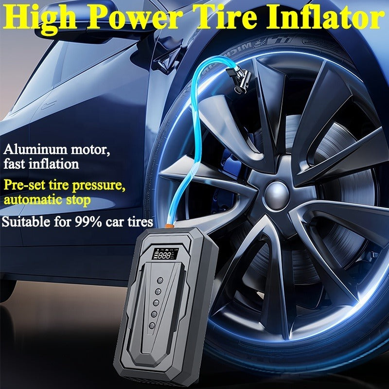 Multifunction Car Jump Starter & Tire Inflator 6000mAh