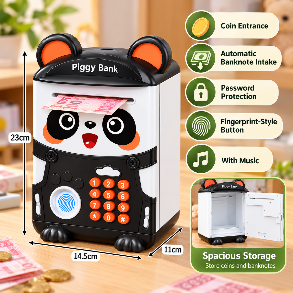 Panda Electronic Piggy Bank