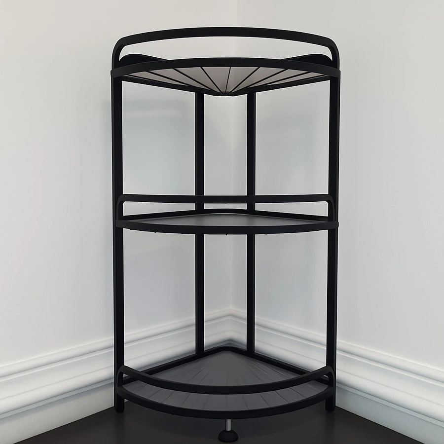 Three Tier Black Corner Organizer