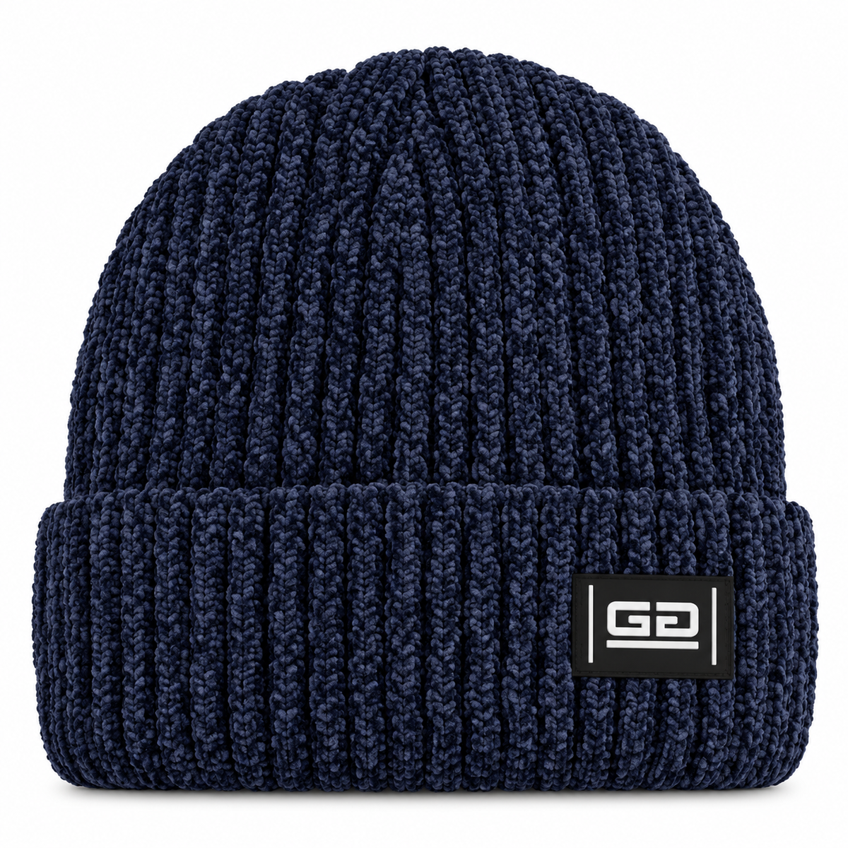 G Ribbed Knitted Winter Beanie Hat – 4 Colors