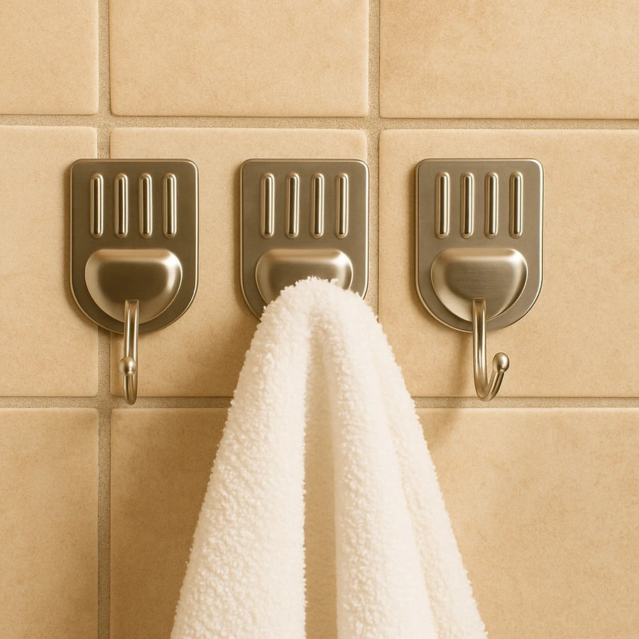 Set Of 3 Adhesive Hooks