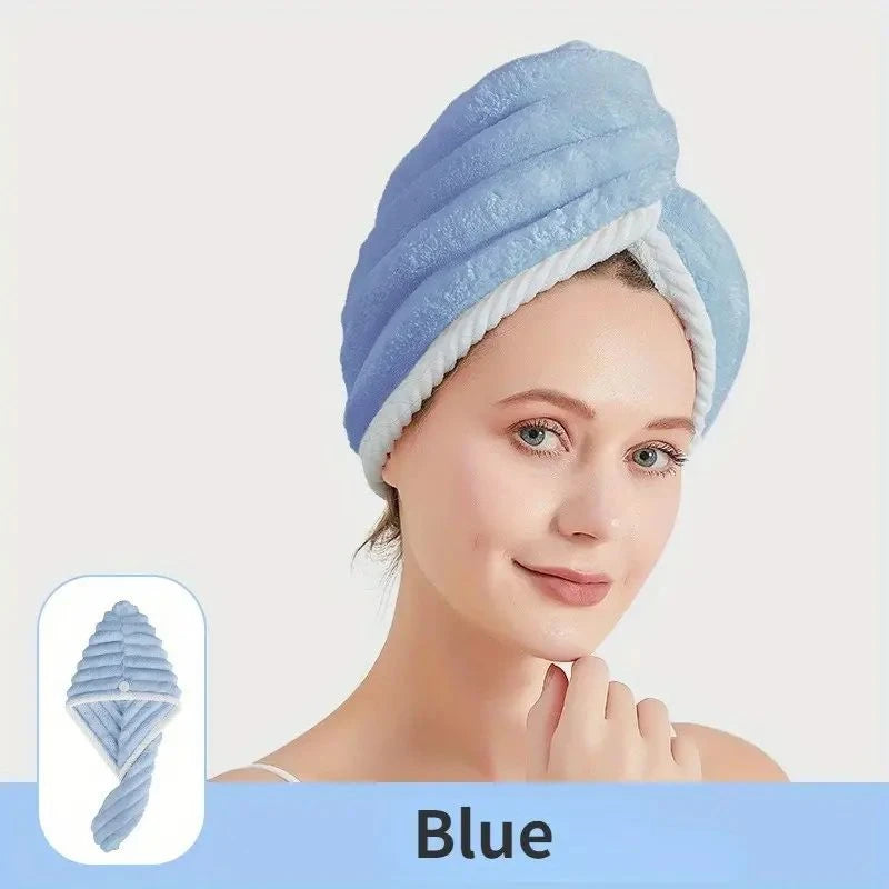 Hooded Microfiber Hair Towel hair styler