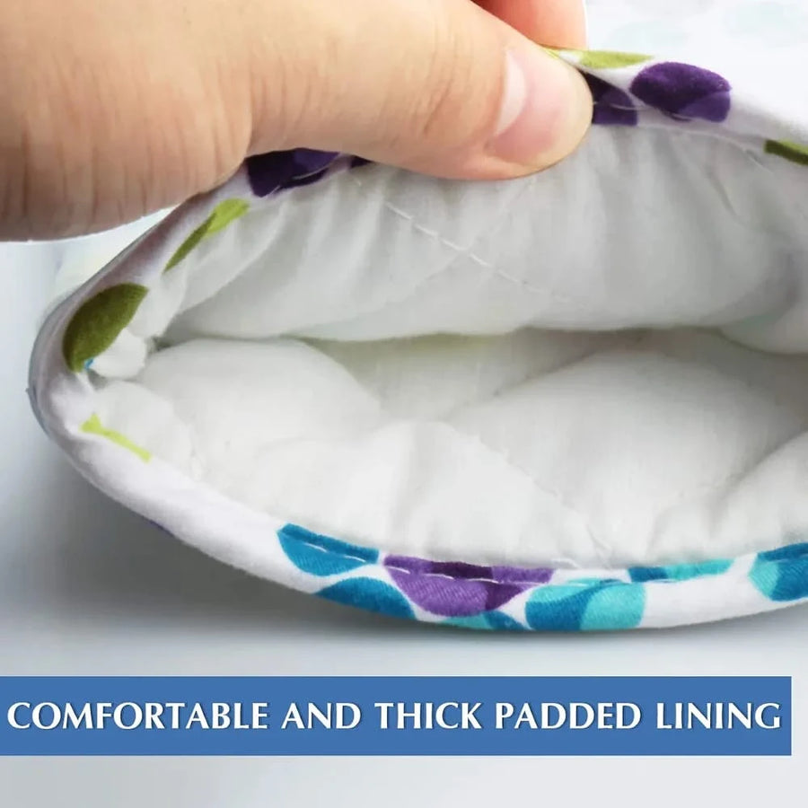 Heat Resistant Silicone Oven Gloves with Non-Slip Grip and Waterproof Protection for Cooking Baking and Grilling