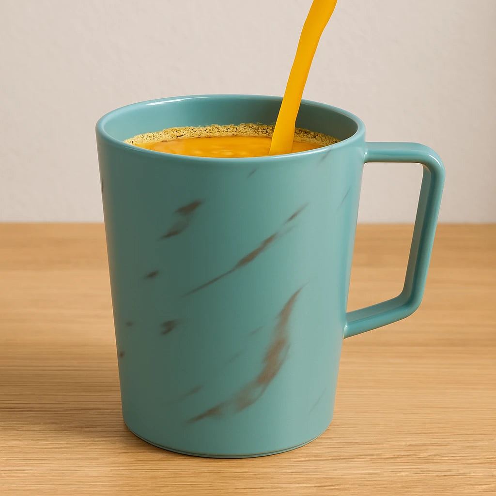 Non Breakable Marble Plastic Cup - Image 4