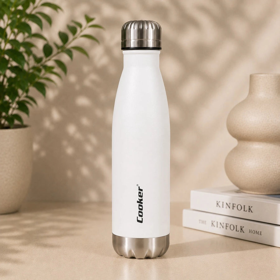 Cooker Thermos Vacuum Flask Stainless Steel Water Bottle Thermal Insulated Travel Bottle 500ml Reusable Coffee Tea Bottle