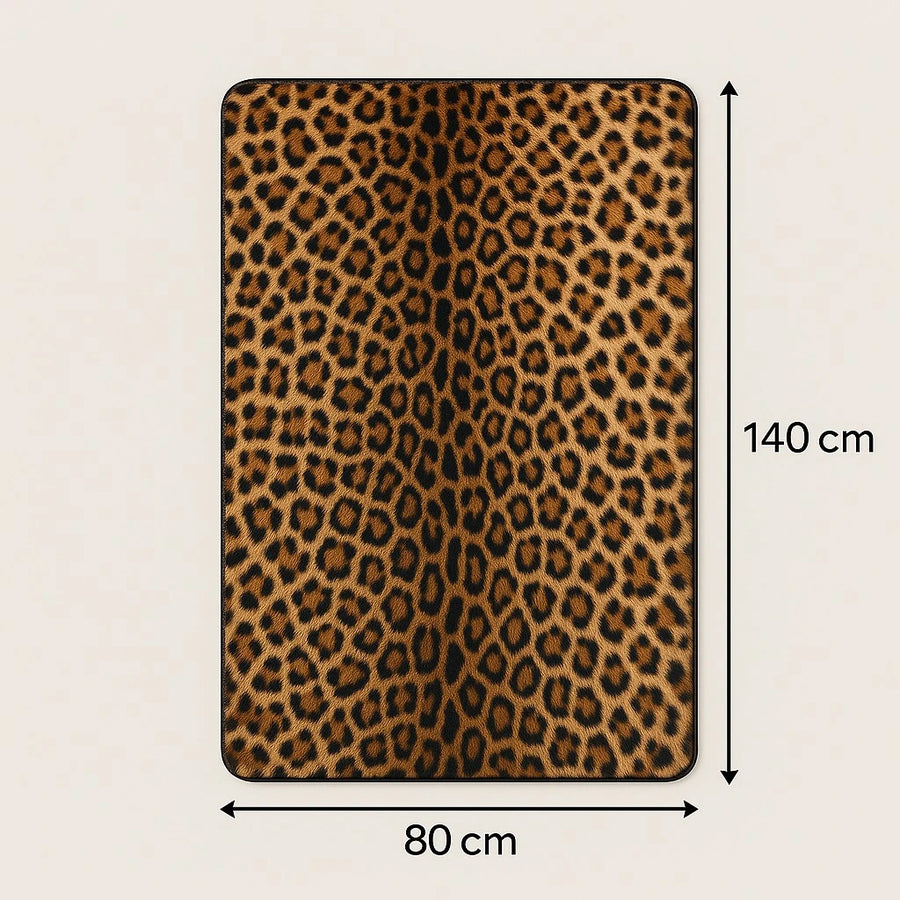 Modern Leopard Pattern Carpet 140×80 cm