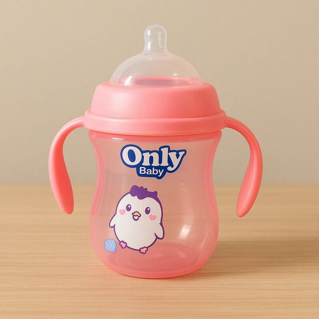 Handled Baby Bottle Cup