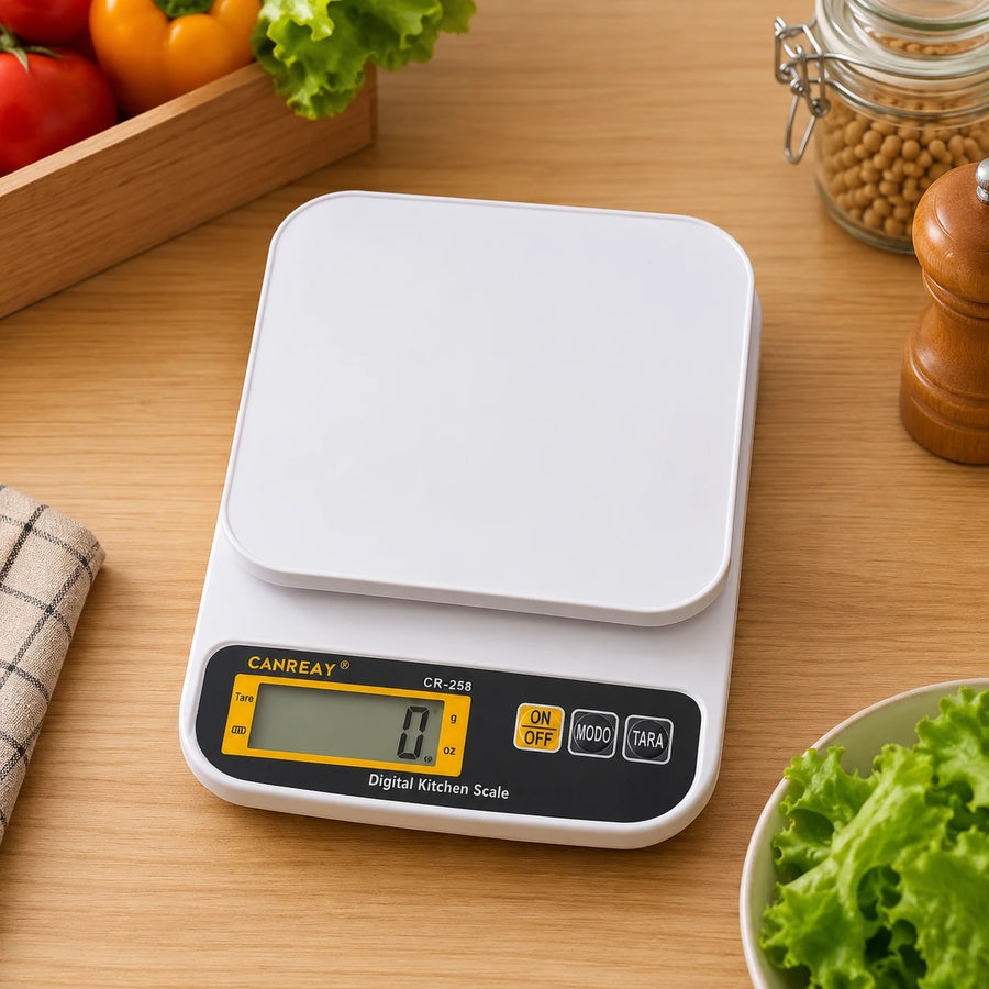Digital Kitchen Scale Electronic Food Weight Scale Battery Operated Cooking Baking Scale 10kg
