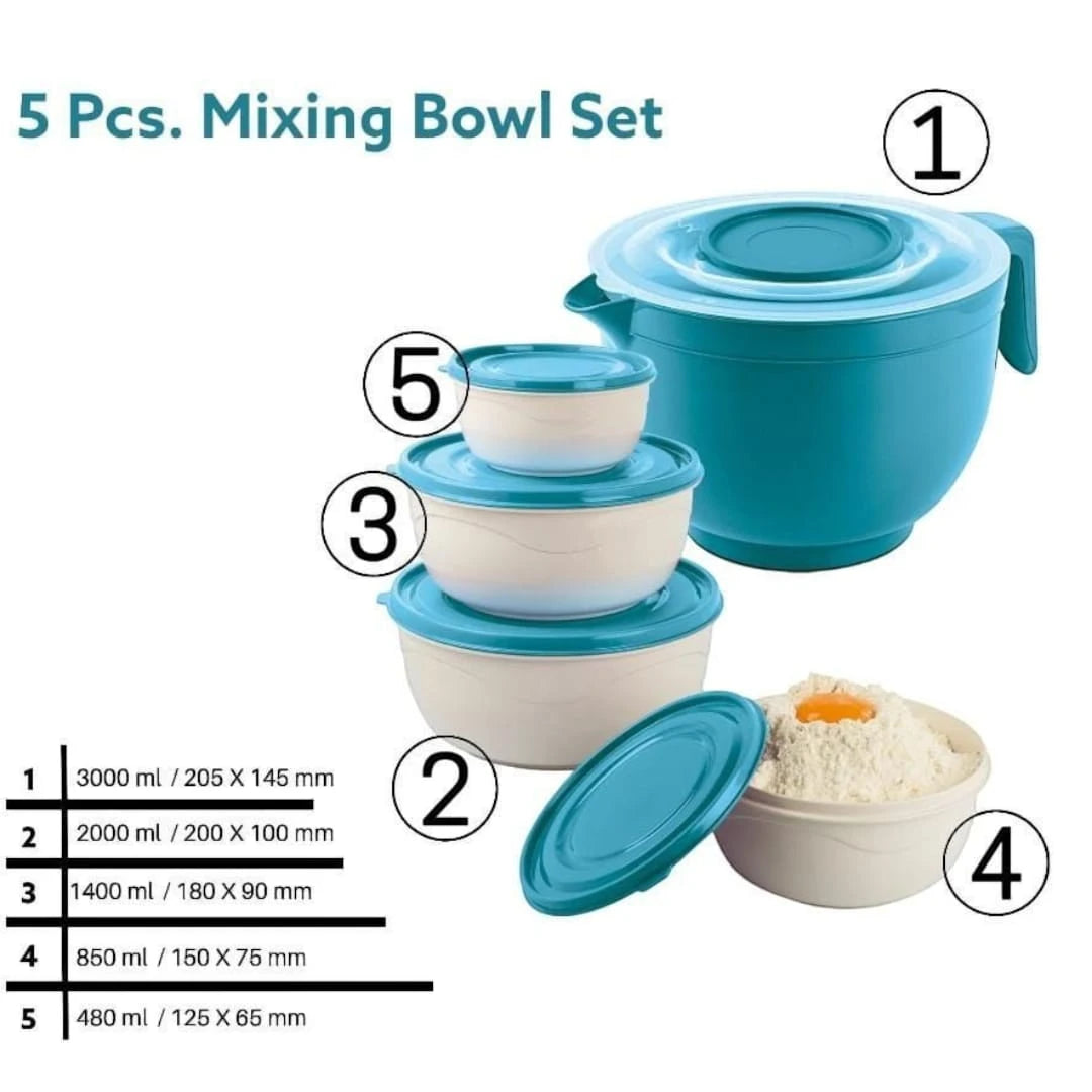 5 Piece Mixing Bowl Set