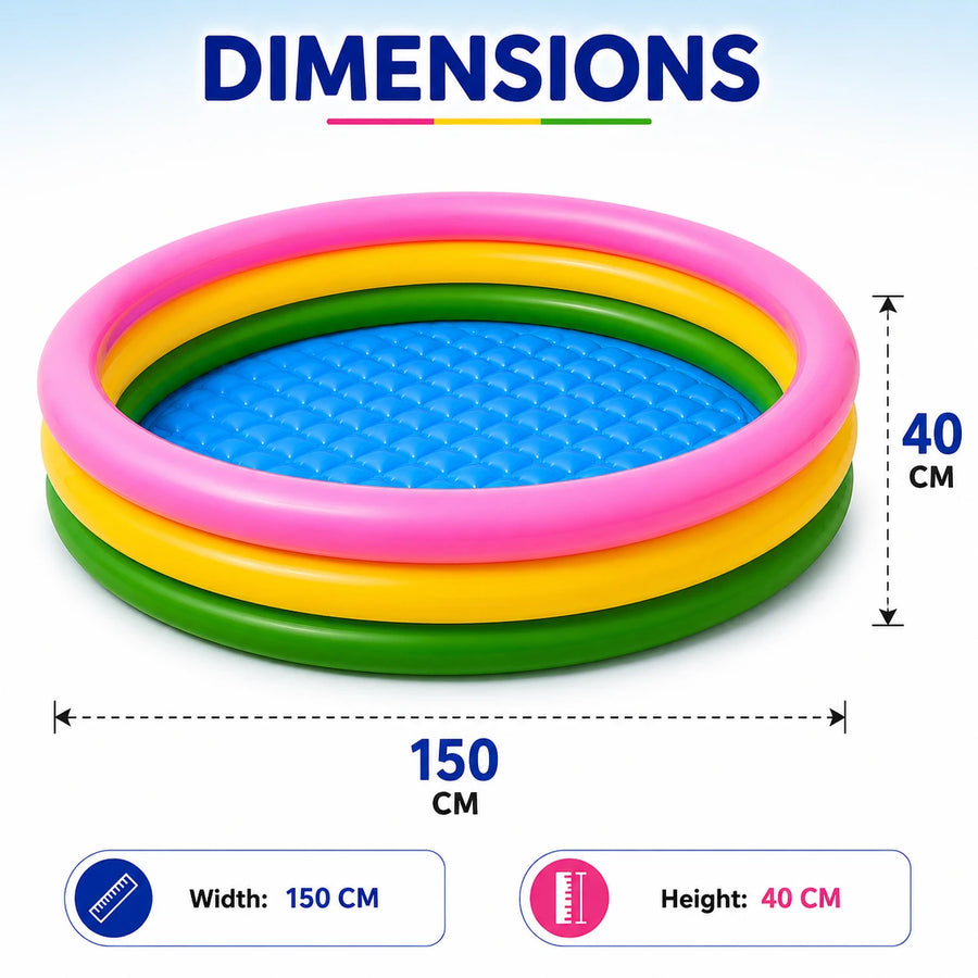 Inflatable Kiddie Pool Family Garden Beach Swimming Pool Children Water Play Pool Big