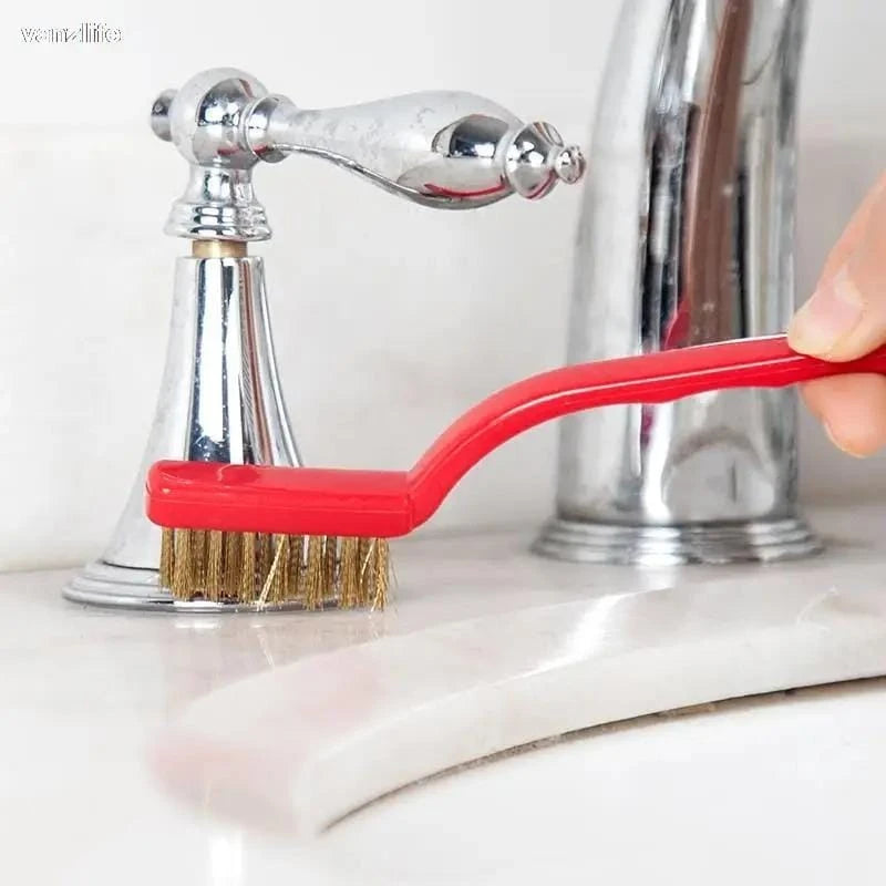 3 Piece Wire Cleaning Brush Set with Nylon Brass and Stainless Steel Bristles for Rust and Detail Cleaning