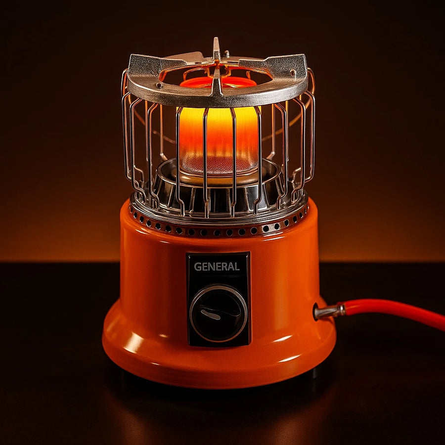 GENERAL 2 in 1 Portable LPG Gas Heater & Cooking Stove