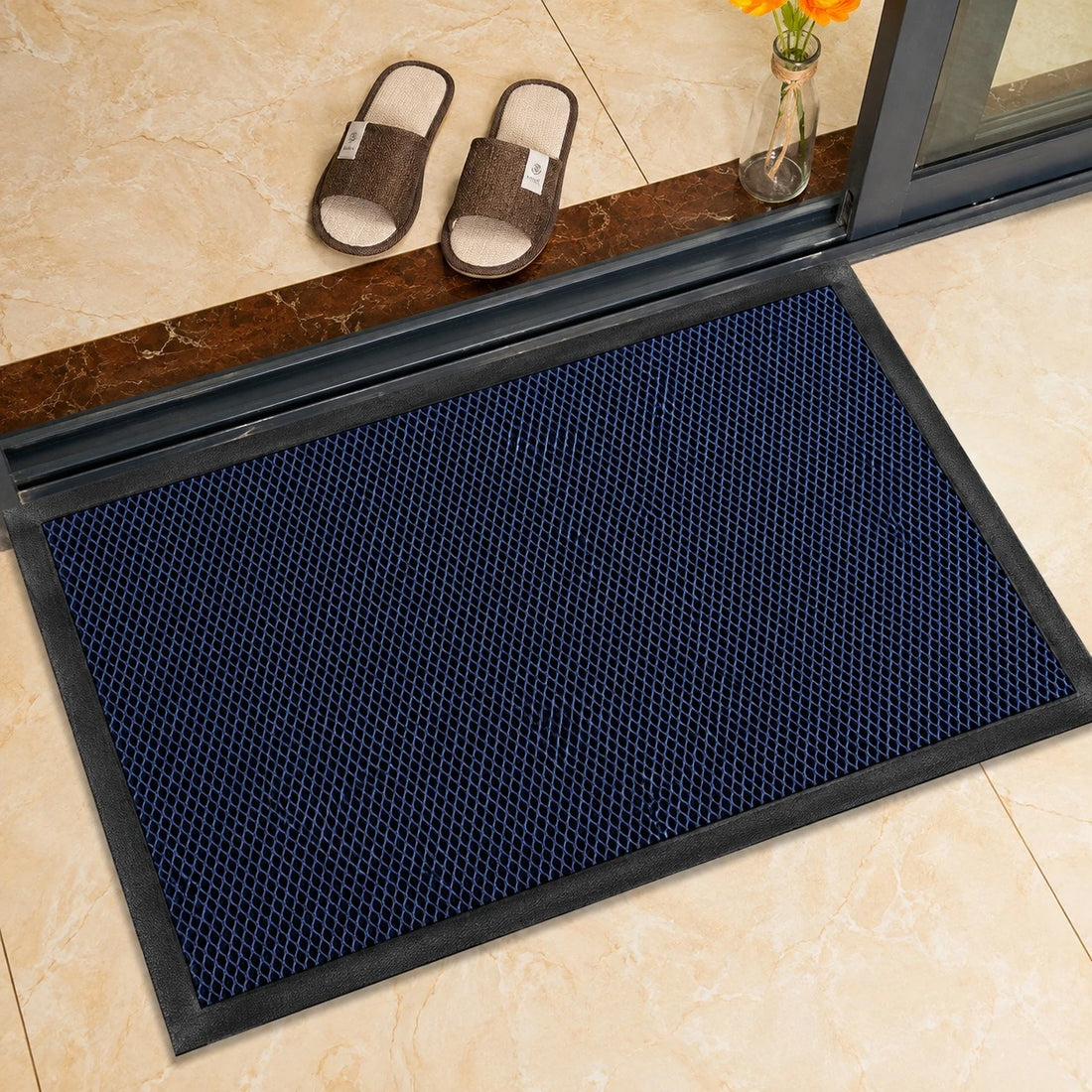 Heavy Duty Textured Door Mat Indoor & Outdoor Use 90*60 cm