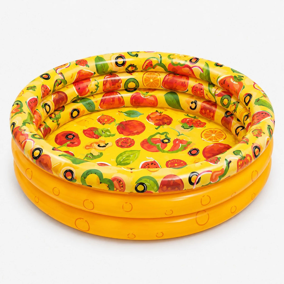 Kids Inflatable Pool Assorted Fruit Watermelon Donut Print Garden Swimming Pool Summer Water Play Pool