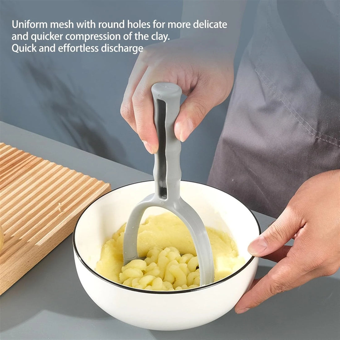 Potato Masher with Non Slip Grip