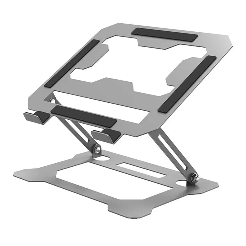Carbon Steel Adjustable Laptop Cooling Stand Foldable Design, Up to 10–11.6 inches