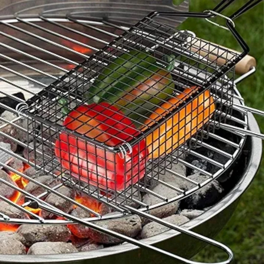 Nonstick Metal Grilling Rack BBQ Fries