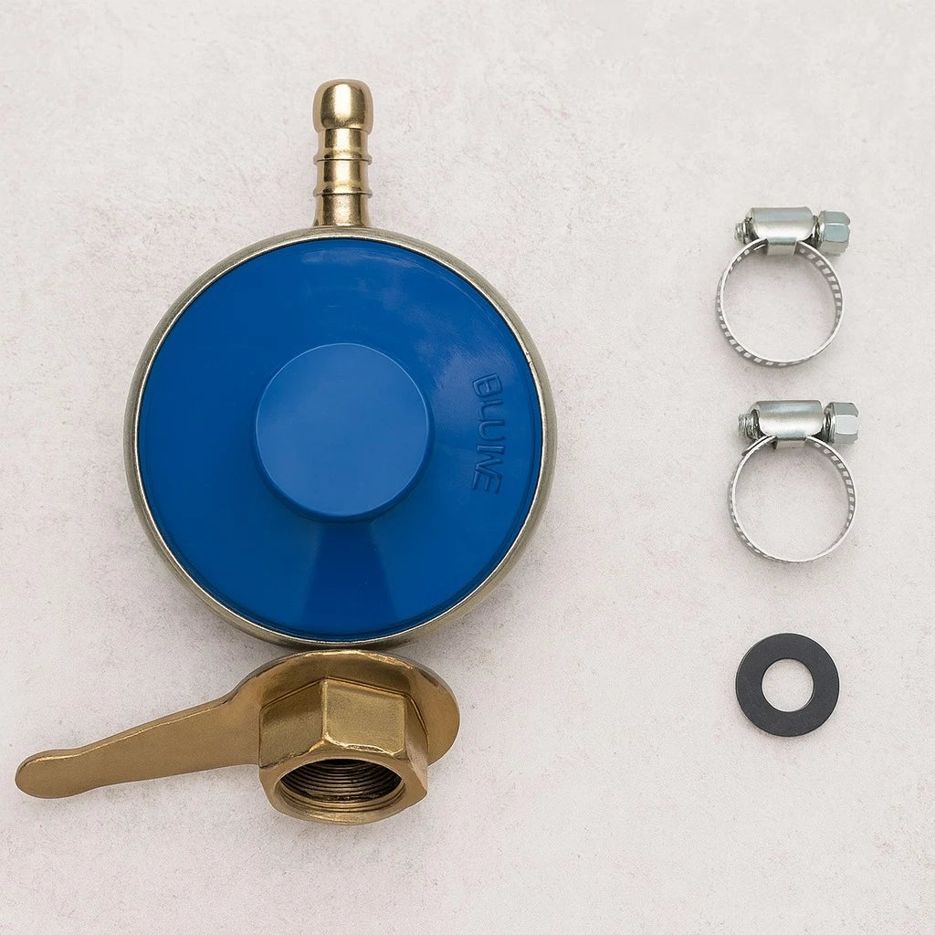 Gas Regulator Kit with Hose & Clamps 1.5m