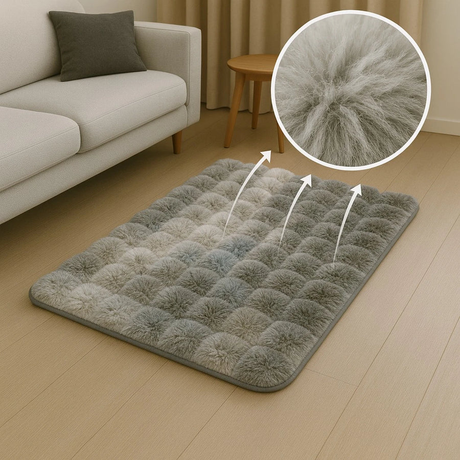 Luxury Bubble Plush Carpet 100×60 cm