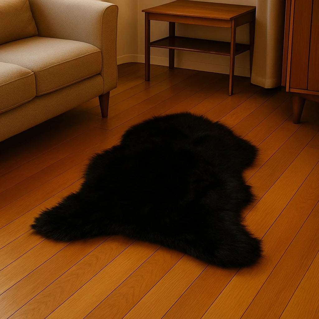 Faux Fur Sheepskin Carpet - Image 7