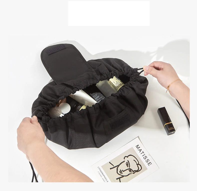 Drawstring Makeup Organizer Bag Cosmetic Storage Pouch Travel Makeup Bag