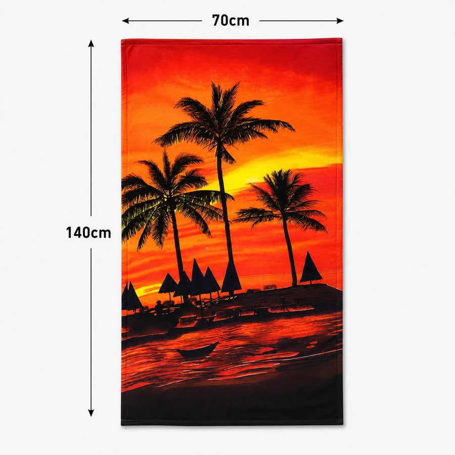 Beach Towels 140x70cm Premium Quick Dry Soft Absorbent Microfiber Travel Pool Swimming Summer Bath Gym Yoga Sand Free Printed Towels