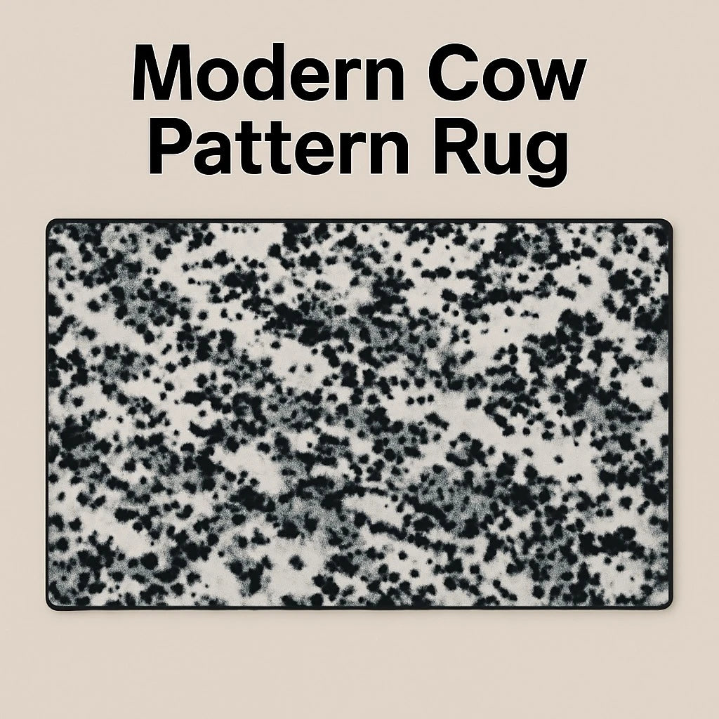Modern Cow Pattern Carpet 140×80 cm