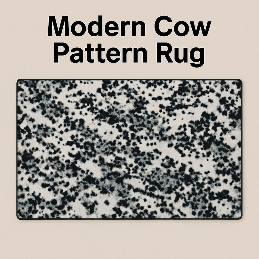 Modern Cow Pattern Carpet 140×80 cm