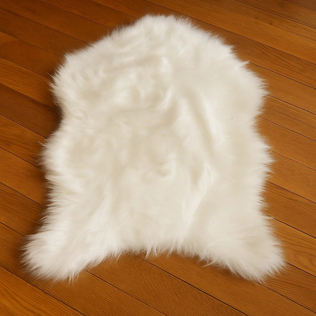 Faux Fur Sheepskin Carpet - Image 10