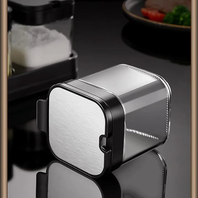 Spice Jar with Handle & Spoon